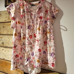 BUFFALO Floral Short Sleeve Blouse